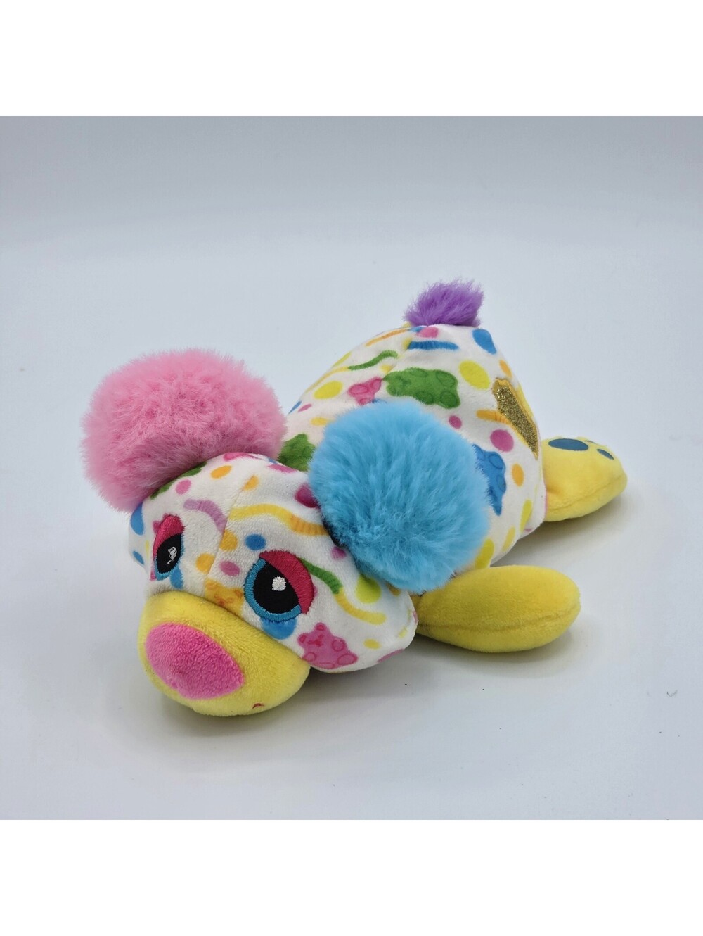 Cutetitos Carnivalitos Candy Gummy Bear Clown Plush Puffball Ears Gold Ticket